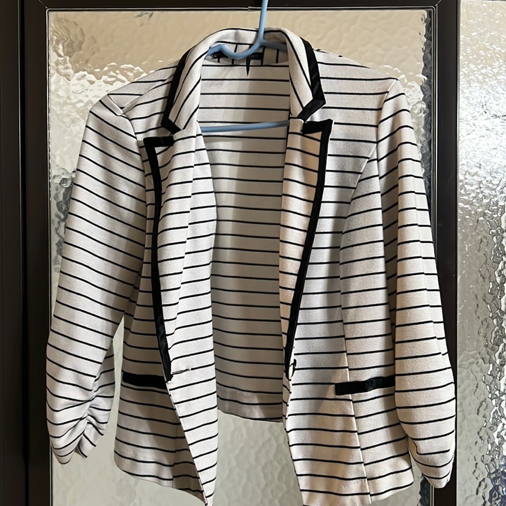 Stripe blazer
